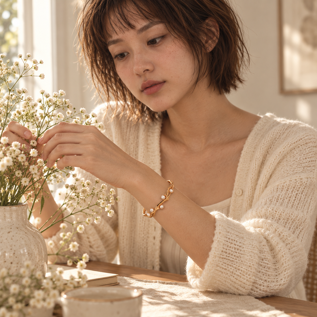 The Pearl Branch Cuff