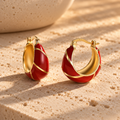 Red Thread Earrings