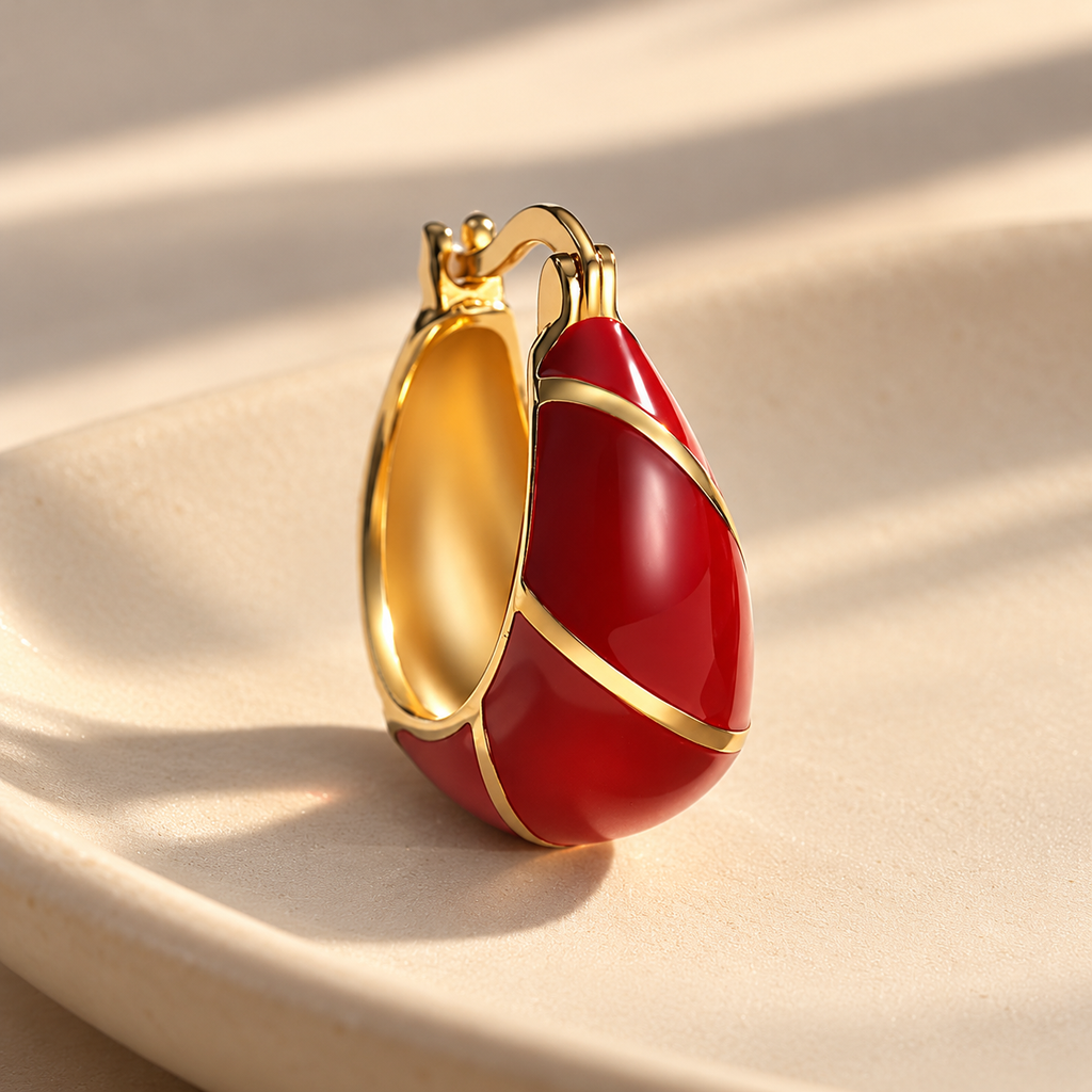 Red Thread Earrings